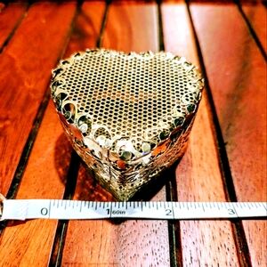 Silver Mesh Jewelry Box